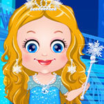 Baby Hazel Ice Princess Dressup